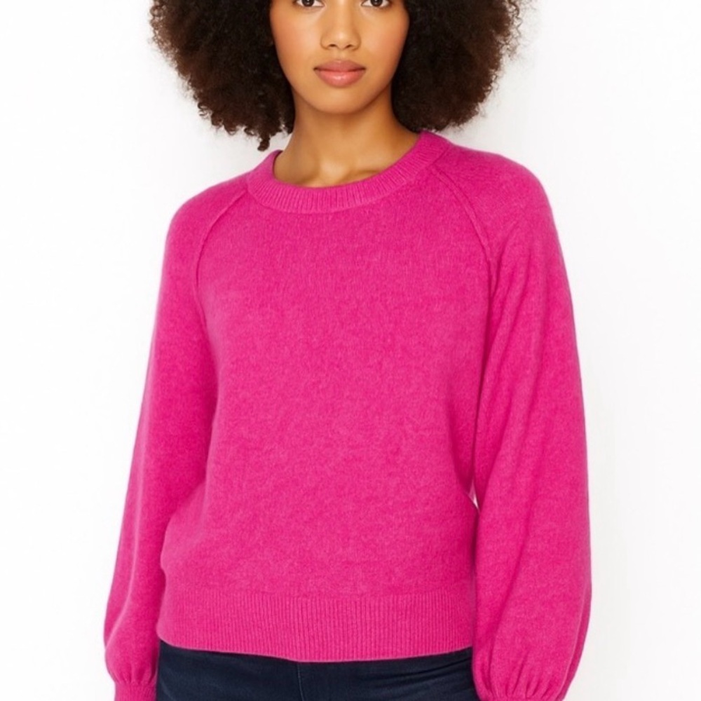 Vince Camuto Fuchsia Pink Crew Neck‎ Sweater NWT❗️ - Picture 8 of 8